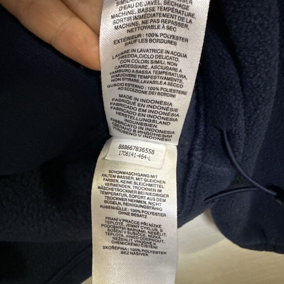 Columbia Steens Mountain Fleece Jacket Mens Blue Full Zip Outdoor Hike Large - Picture 8 of 9